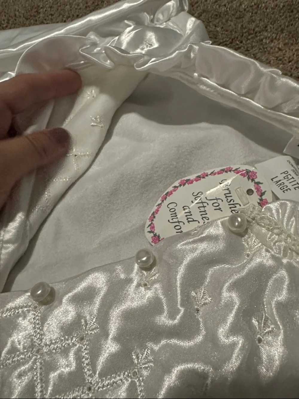 Silver Long Sleeve Party Dress with Smocked Yoke